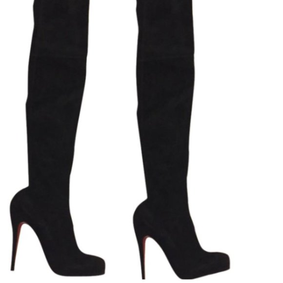 Christian Louboutin Suede Boot - Picture 1 of 8
